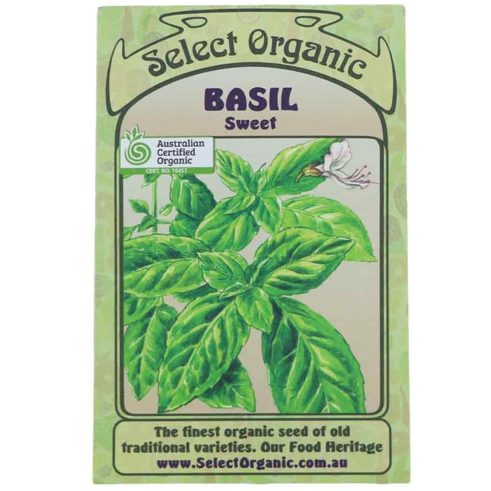 Buy Select Organic Seeds Sweet Basil Online