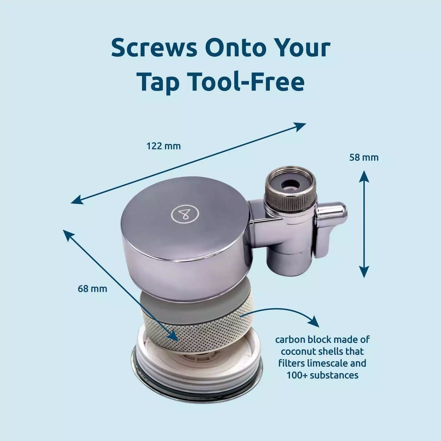 Tappwater - The Tap Water Filter Chrome