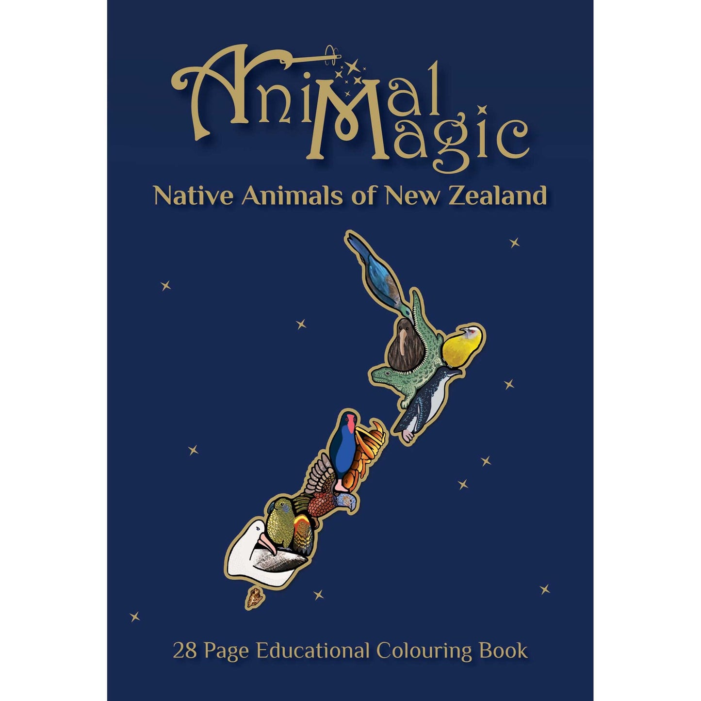 Animal Magic Colouring Activity Book - Native New Zealand Animals