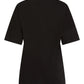 Organic Cotton Drop Shoulder Tee - Black