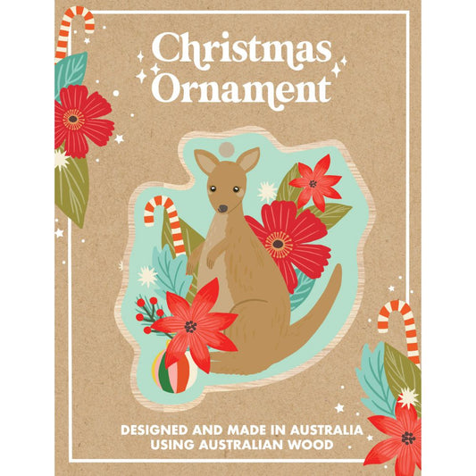 Aero Images Single Decoration - Christmas Kangaroo