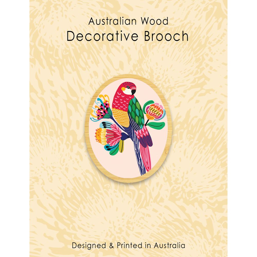 Aero Decorative Brooch - Rosella