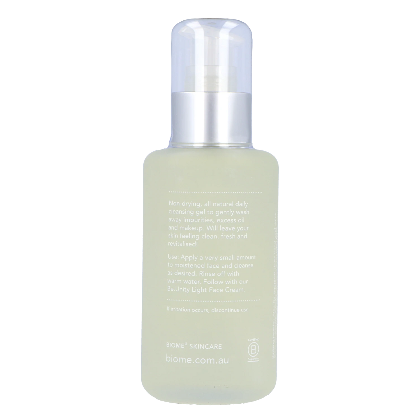 Biome Be.Unity Organic Aloe Vera Gel Cleanser - 100ml