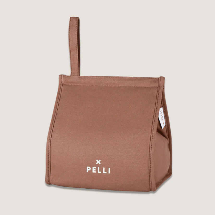 Pelli Big Break Canvas Insulated Lunch Bag