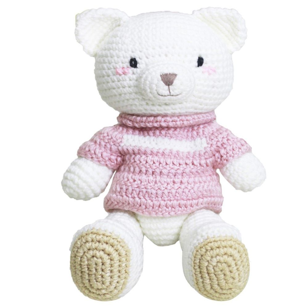 BobiCraft Crochet Plush - Lizzie Bear Large