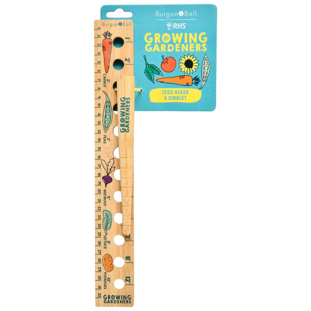 Burgon & Ball Growing Gardeners Planting Ruler & Dibber