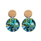 Aero Images Wooden Earrings - Azure Natives