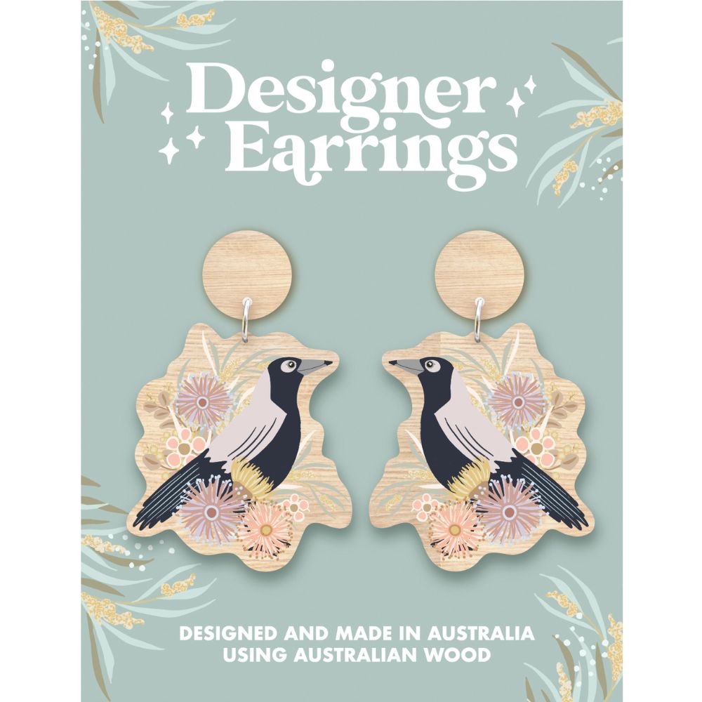 Aero Designer Earrings - Magpie