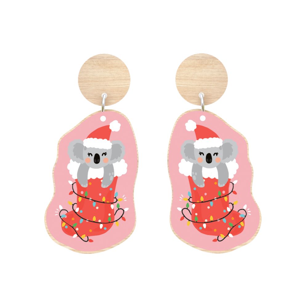 Aero Christmas Earrings - Koala