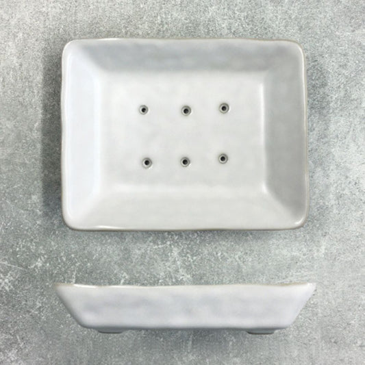 Soap Dish Porcelain White