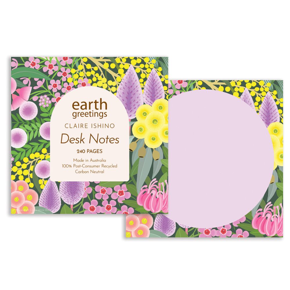 Earth Greetings Desk Notes - Native Gems