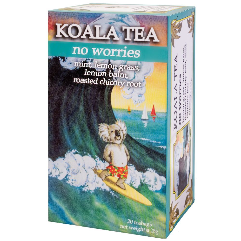 Koala Tea Organic Tea Bags Koala Design (20 Pack) - No Worries