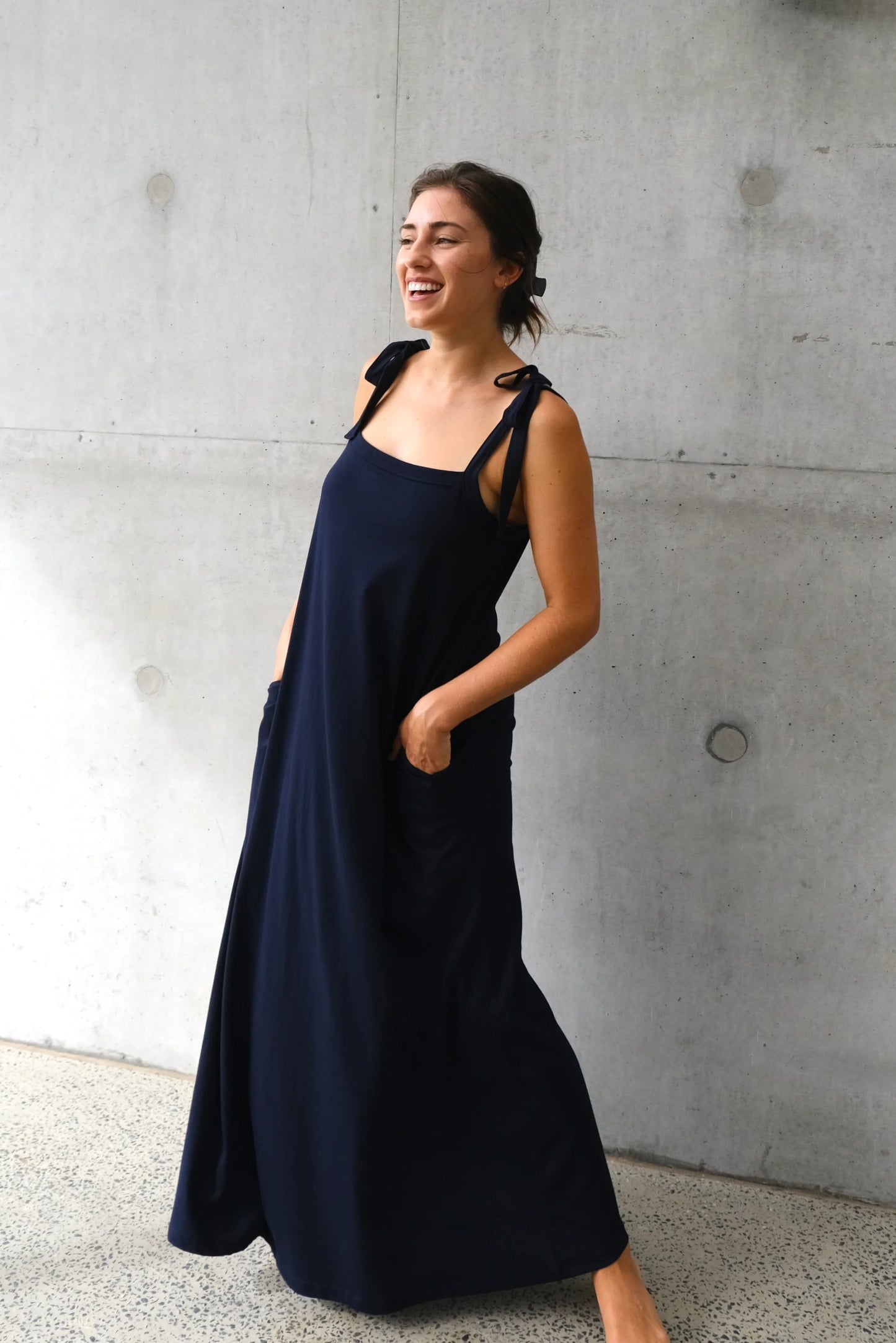 Number Thirty One Charlotte Maxi Dress - Navy