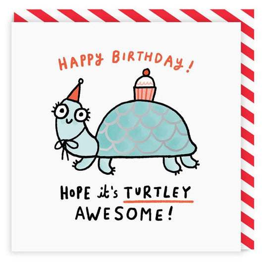 Ohh Deer Foil Card - Turtley Awesome Birthday