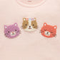 Purebaby Kitty Ruffle Tee - Sorbet