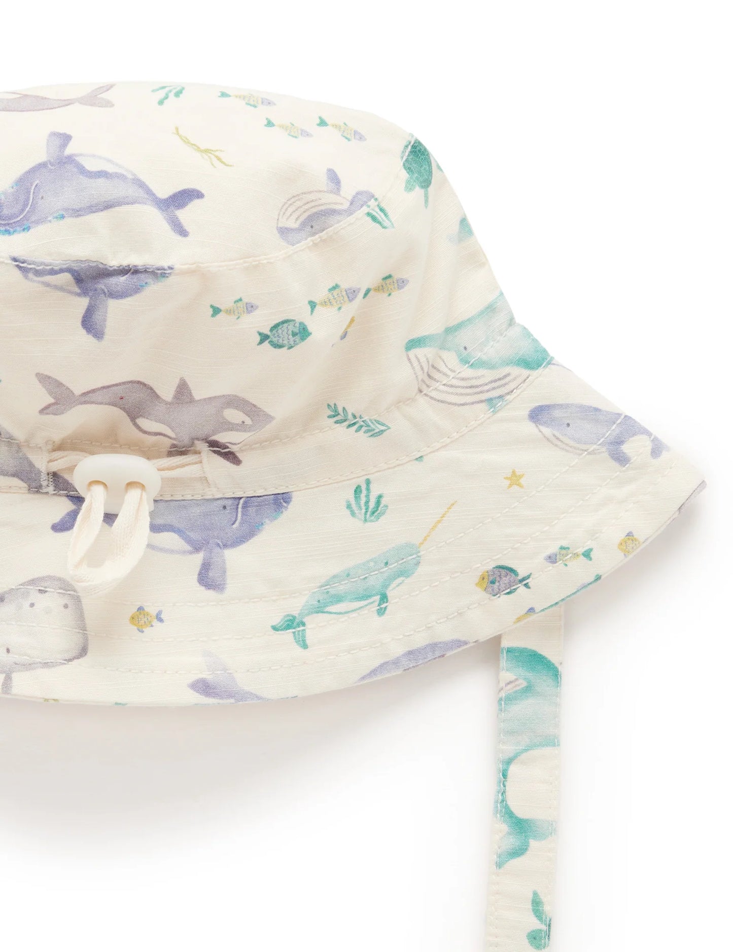 Purebaby Bucket Hat - Whale