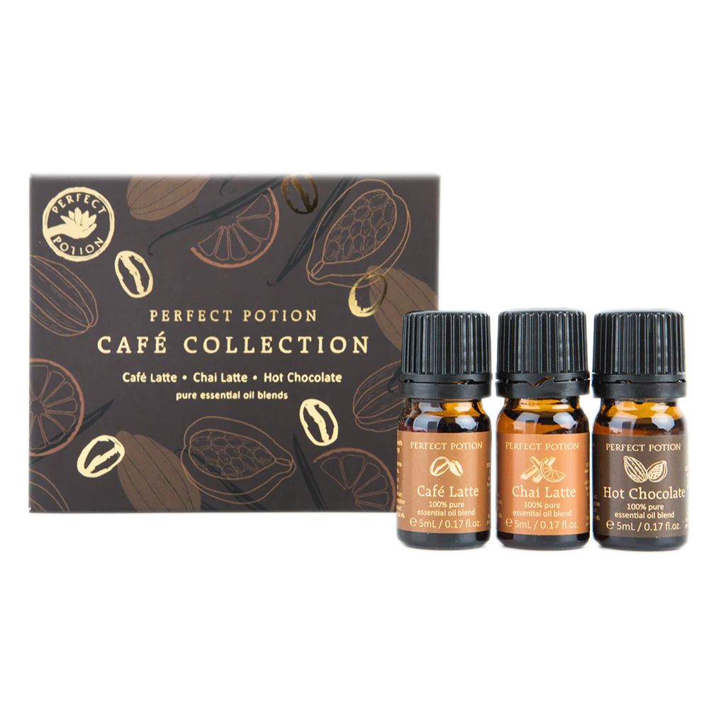 Perfect Potion Essential Oil Collection Cafe TRIO (cafe latte, chai, hot chocolate)