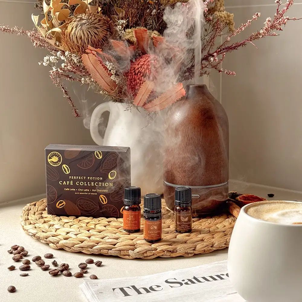 Perfect Potion Essential Oil Collection Cafe TRIO (cafe latte, chai, hot chocolate)