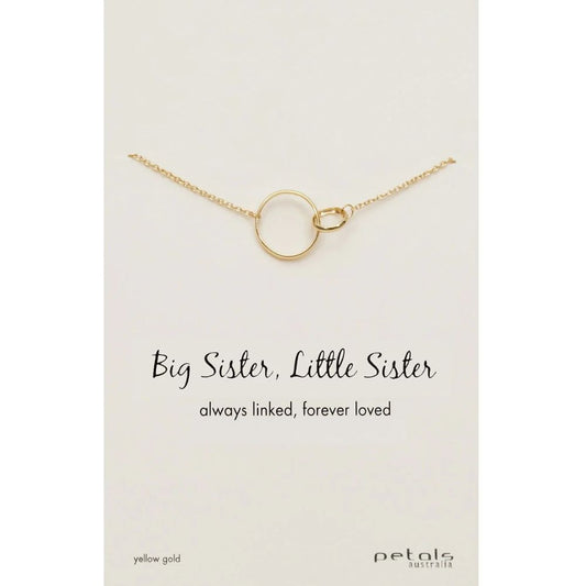 Petals Big Sister Little Sister Necklace