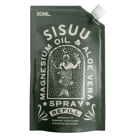 SISUU Recovery Spray Magnesium Oil & Aloe Vera 90g REFILL POUCH