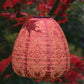 Lumina Outdoor LED Solar Lantern - Red Dome 26cm