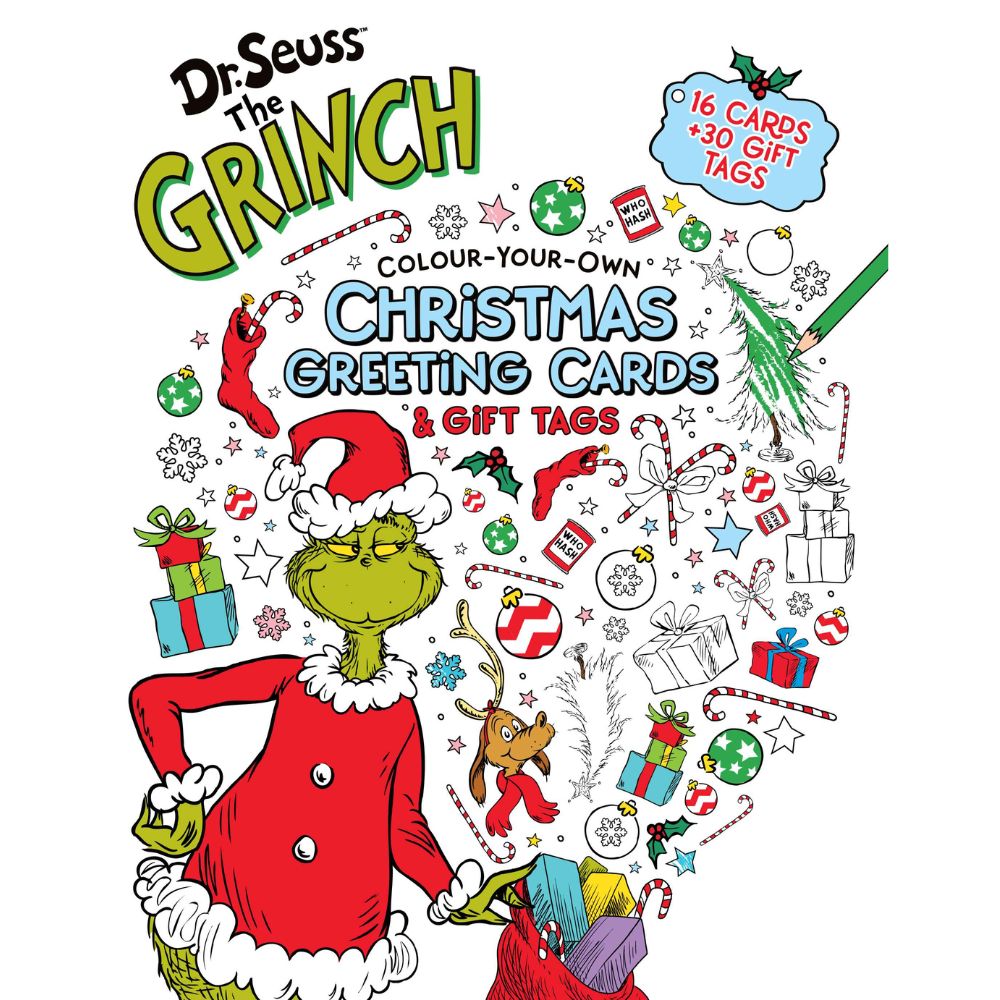 Colour Your Own - Greeting Cards & Gift Tags - Dr Seuss