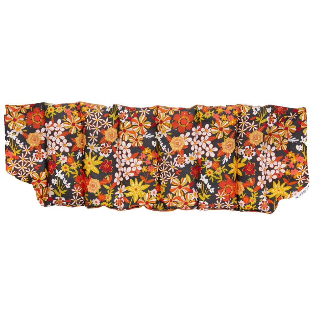 Wheatbags Love Wrap Around Heat Pack - Groovy Flowers Black