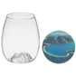 Uprising Glassware Single Wine Glass + Coaster Set - The Hazards Wineglass Bay