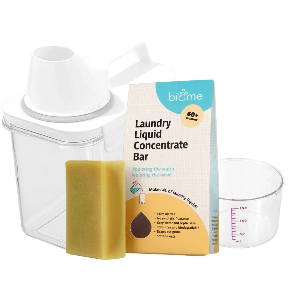 Biome Laundry Concentrate Bar & Dispenser Container Set