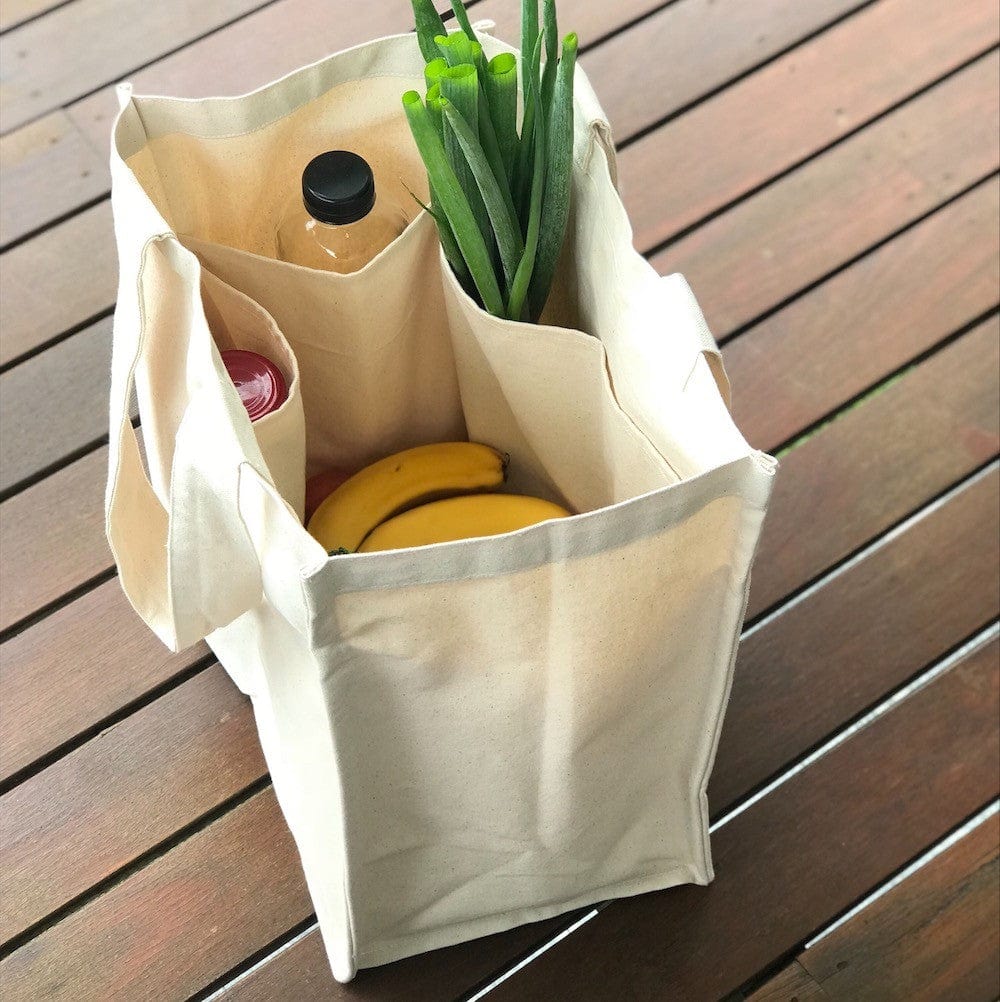 Natural cotton best sale tote bags