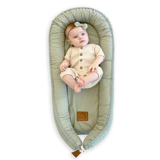 Bubnest Organic Baby Nest - Sage