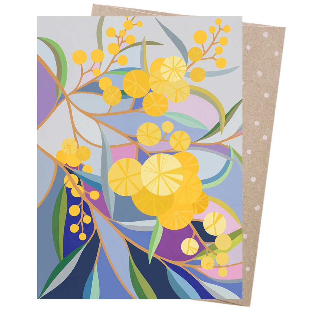 Earth Greetings Pack of 8 Cards - Bush Florals