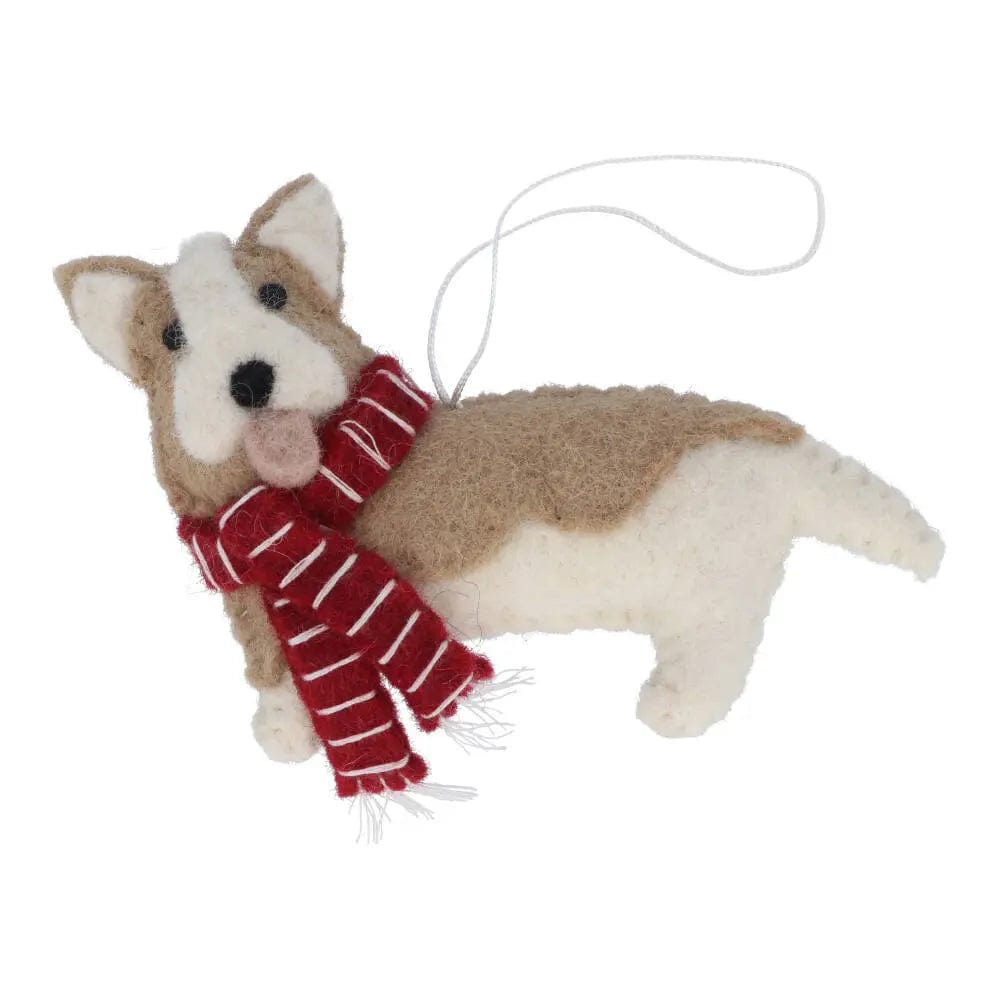 Hand Felted Large Corgi - Ethical Toy