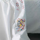 Homespun embroidered top sheet *organic cotton