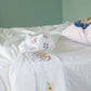 Homespun embroidered top sheet *organic cotton