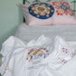 Lazybones Organic Cotton Embroidered Top Sheet - Homespun