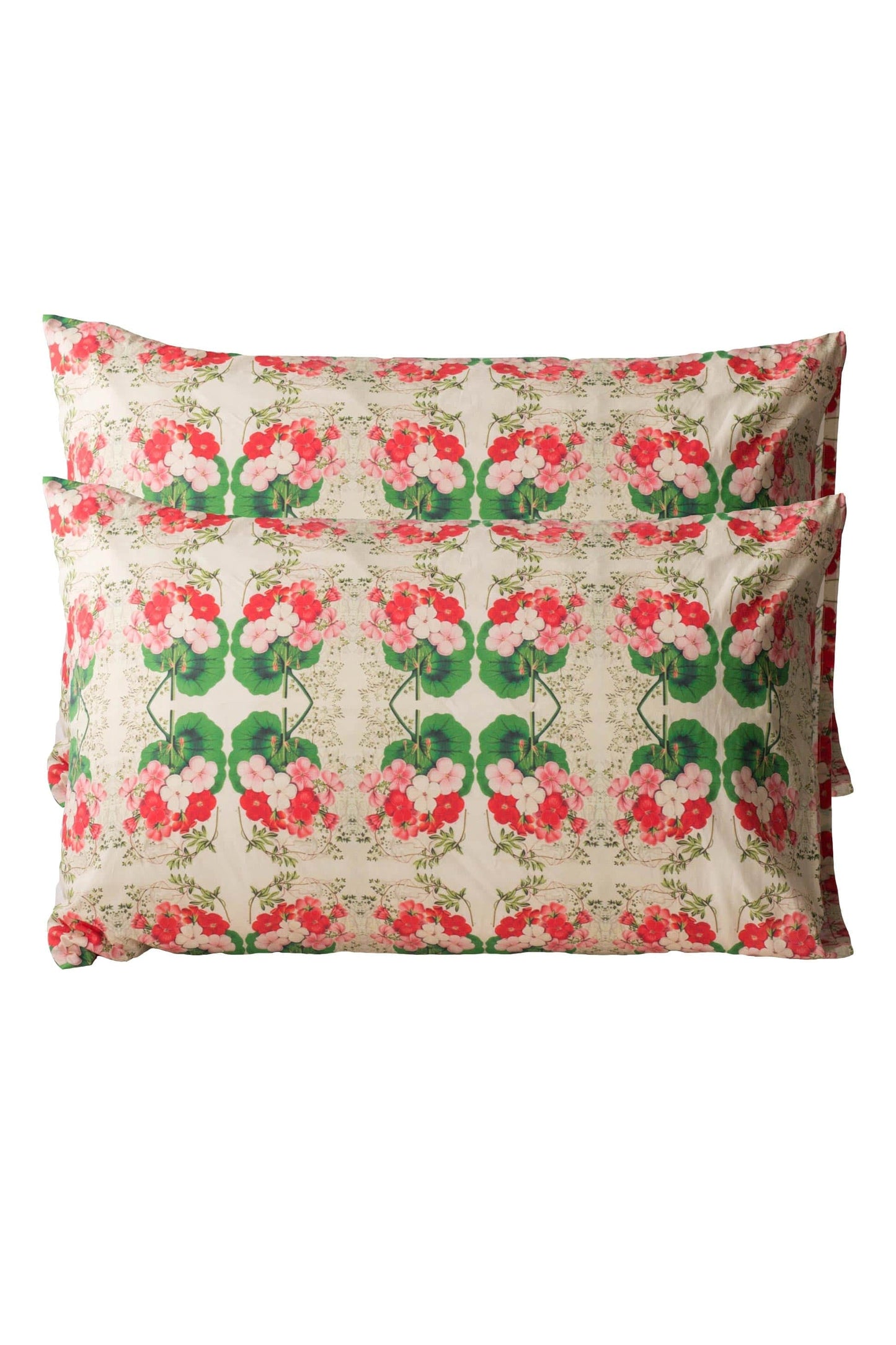 Lazybones Organic Cotton Pillowcase Set - Pelargonium