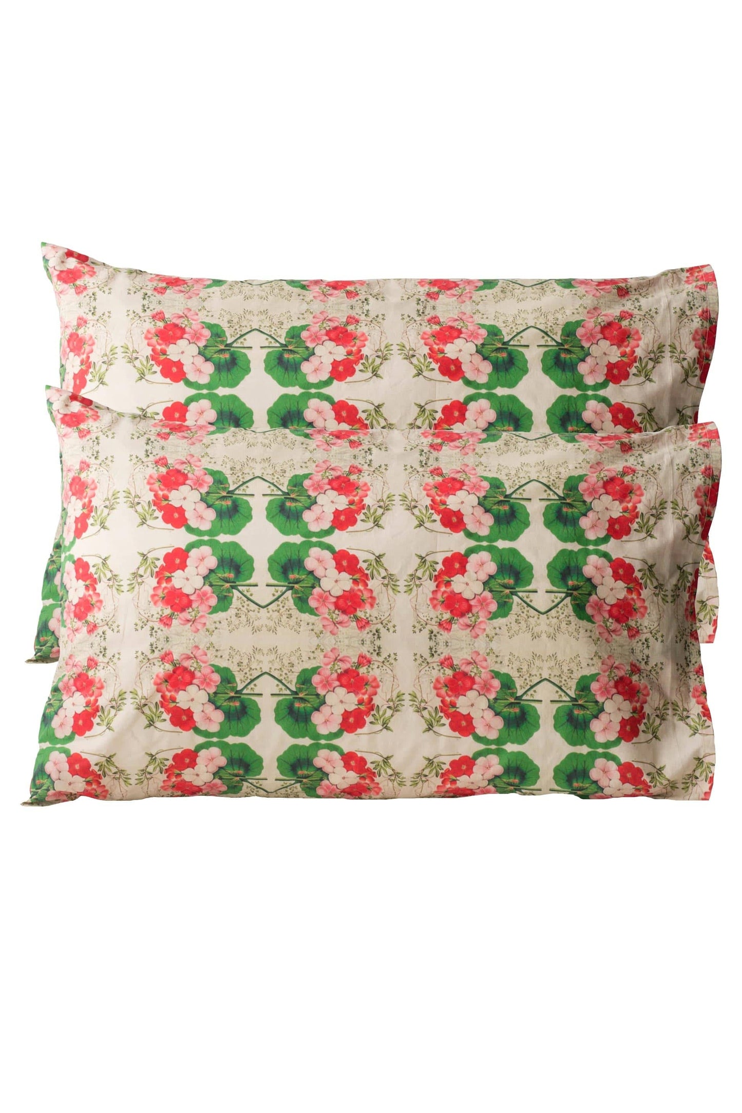 Lazybones Organic Cotton Pillowcase Set - Pelargonium