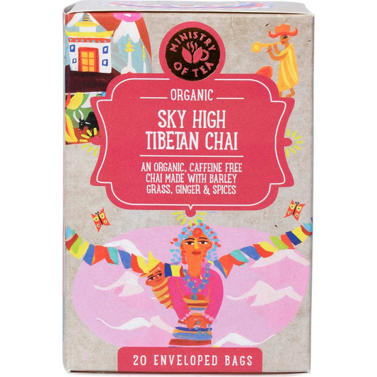 Ministry Of Tea Organic Sky High Tibetan Chai - Tea Bags 20pk