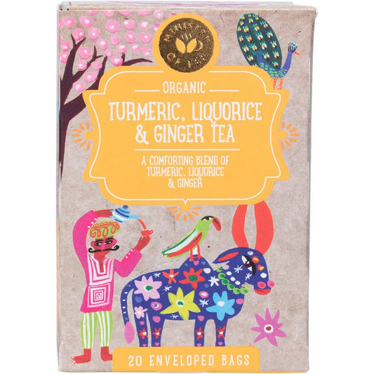 Ministry Of Tea Organic Turmeric, Liquorice & Ginger Tea - Tea Bags 20pk