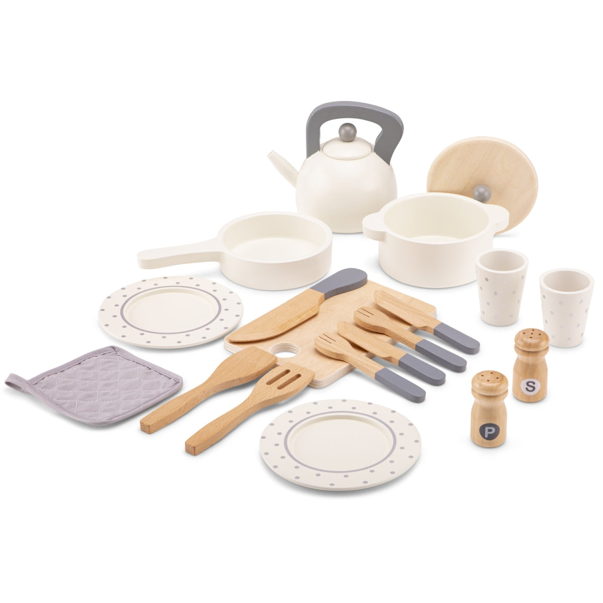 New Classic Toys Wooden Dinner Set