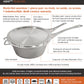 Solidteknics Nöni Stainless Steel 4.5L Saucepan + 27cm Skillet Lid Set