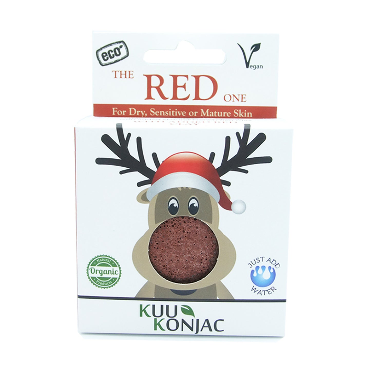 Kuu Konjac LIMITED EDITION Christmas Sponges