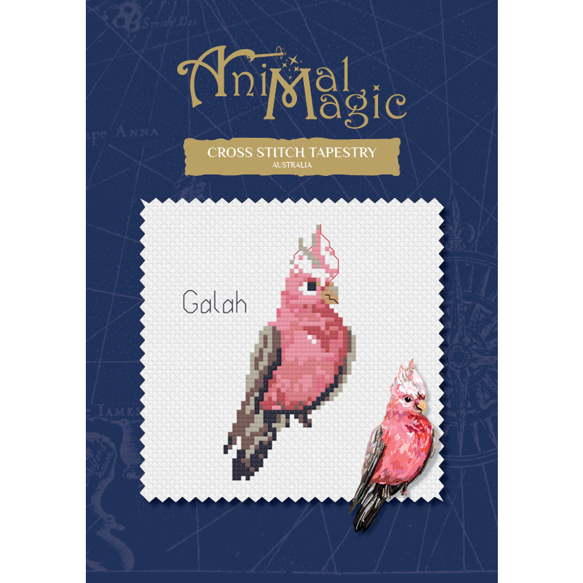 Animal Magic Cross Stitch Kit - Galah