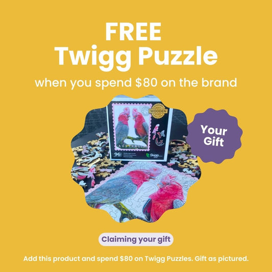 GIFT Twigg Puzzle when you spend $80 on the brand (add this product to cart)