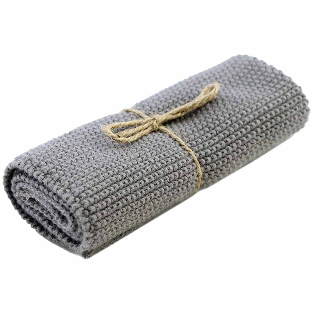 Brightwood Organic Cotton Face Washer All Purpose Cloth - Spanish Grey