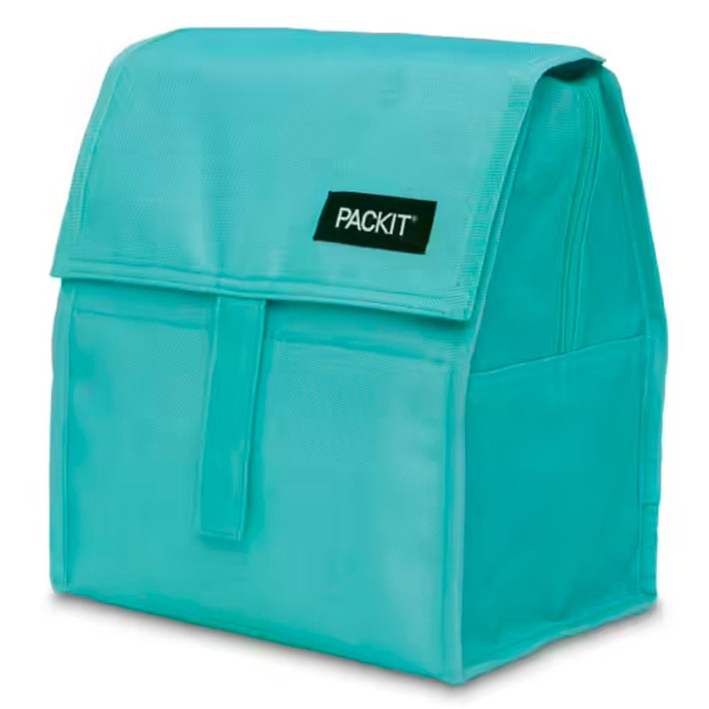 PackIt Freezable Everyday Lunch Backpack, Aqua Tie India | Ubuy