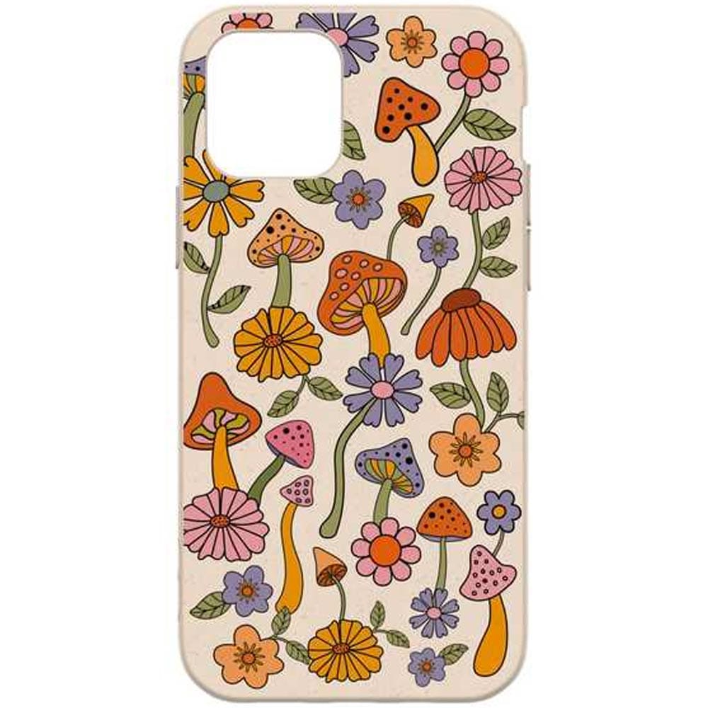 Pela Eco-Friendly Phone Case iPhone 12/12 Pro - Shrooms & Blooms