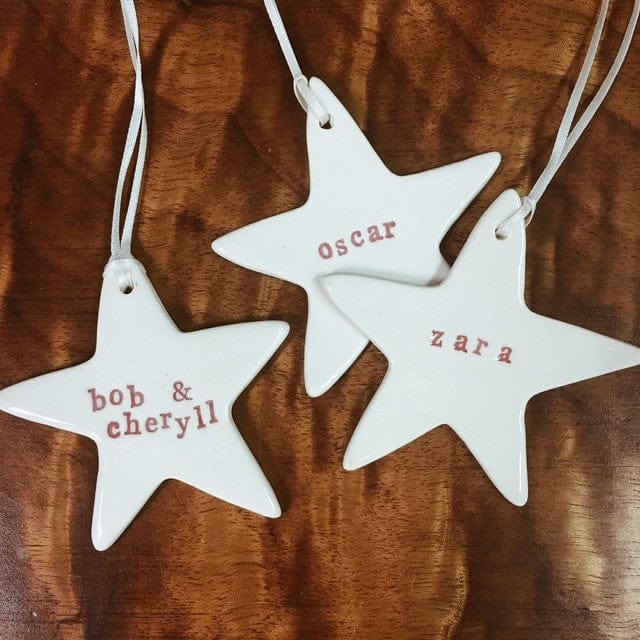 Personalised Christmas Stars