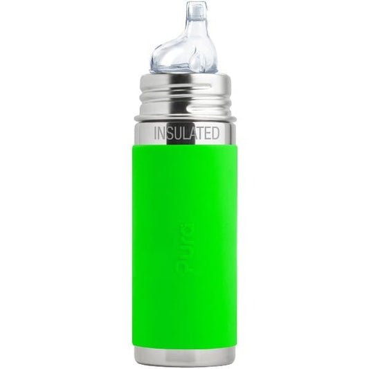 Pura Kiki Insulated Sippy Bottle 260ml - Green